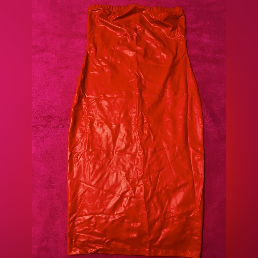 Sexy Red Pleather dress ❤️‍🔥